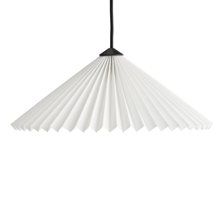 Suspension Coton Ø38cm MATIN Blanc