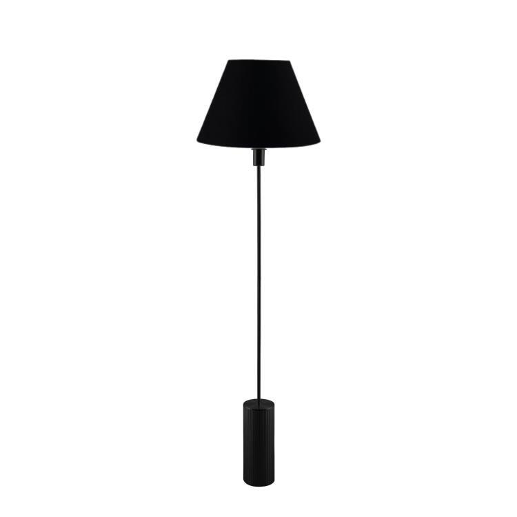 Lampadaire Métal/Textile H129cm RIB Noir