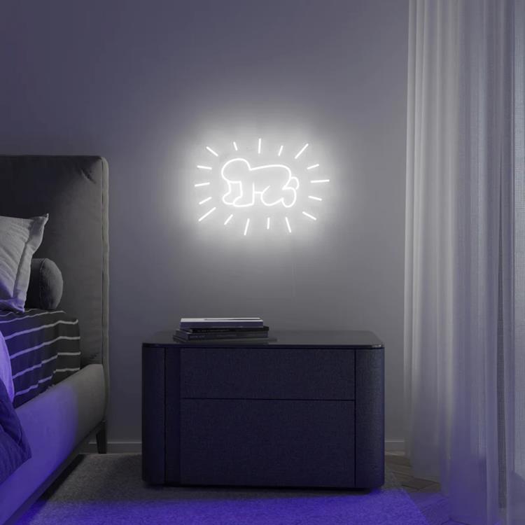 Néon LED Bébé L49cm RADIANT BABY Blanc