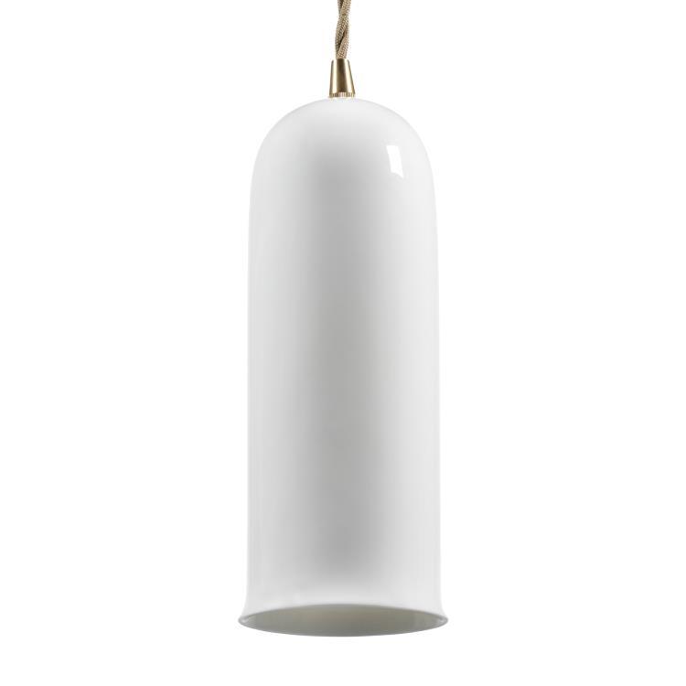 Suspension Porcelaine H24.5cm OLYMPIA N°2 Blanc