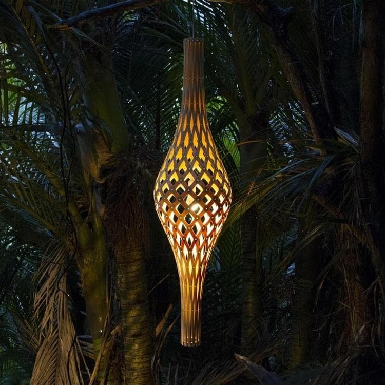 Suspension bambou H175cm NIKAU bois naturel