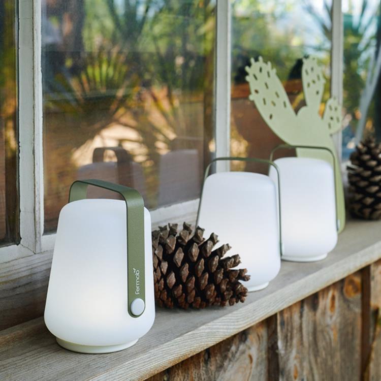 Pack 2 lots de 3 lampes nomades LED d'extérieur H12cm BALAD Cactus