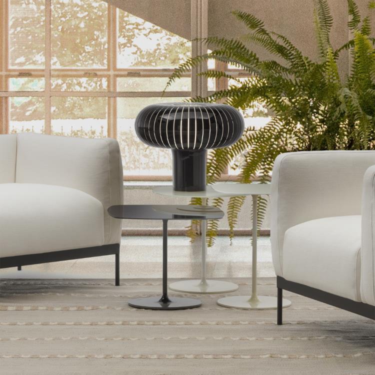 Lampe à poser PMMA recyclé H43cm TERESA Noir