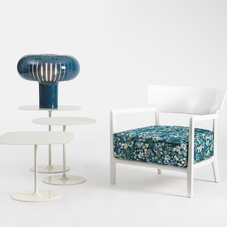 Lampe à poser PMMA recyclé H43cm TERESA Pétrole Edition Limitée