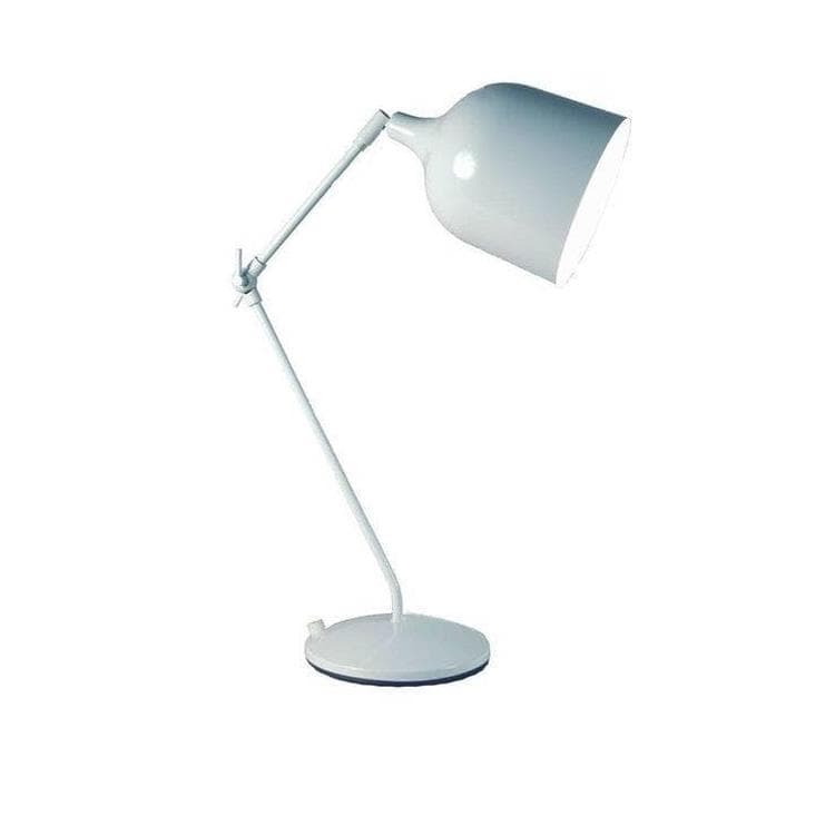 Lampe de bureau Architecte H79cm MEKANO Blanc
