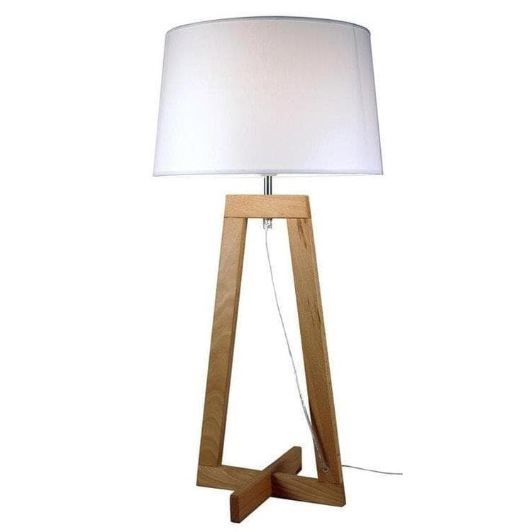 sacha-lampe à poser bois h68,5cm