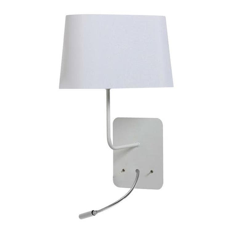 Applique avec Liseuse LED Ø24cm PETIT NUAGE blanc diffusant