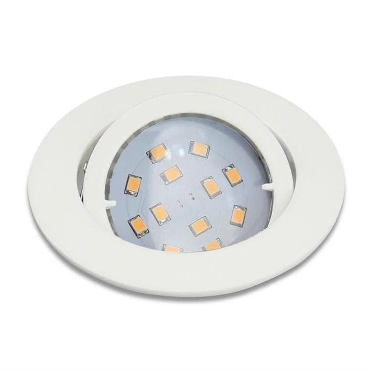 Kit 3 Spots LED encastrables et orientables Ø8cm 105° TEDO Blanc
