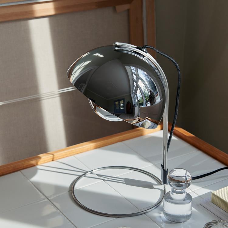 Lampe de bureau Métal H36cm FLOWERPOT VP4 Chrome plaqué