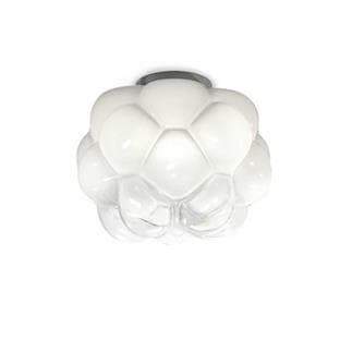 CLOUDY Plafonnier LED de salle de bain Verre Ø26cm Blanc Fabbian