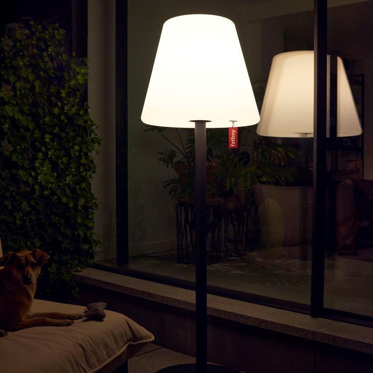 Lampadaire d'extérieur LED H182cm EDISON THE GIANT Anthracite