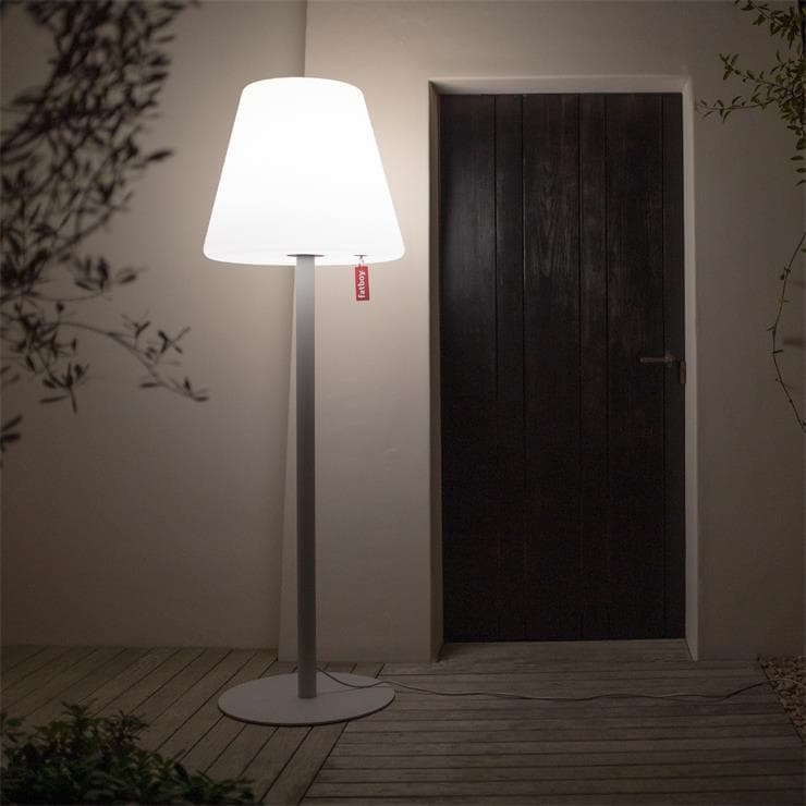 Lampadaire d'extérieur LED H182cm EDISON THE GIANT gris