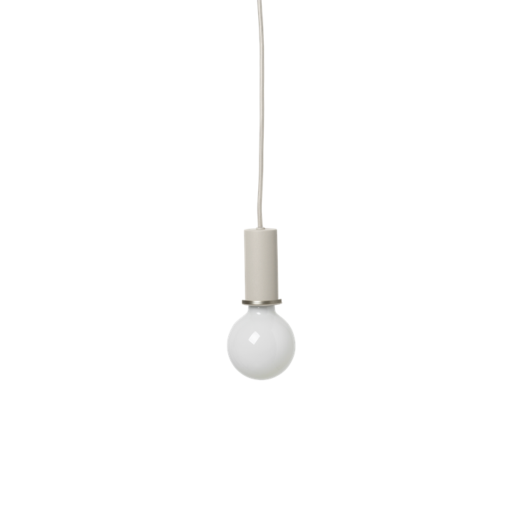 Suspension Métal Basse H10,2cm COLLECT gris perle