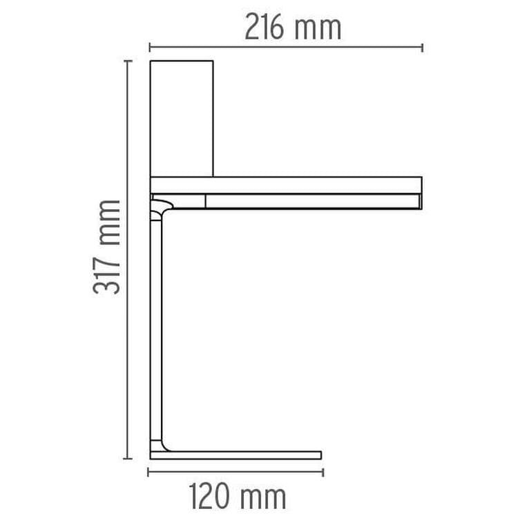 Lampe à poser LED Station de chargement H31cm D'E-LIGHT Noir