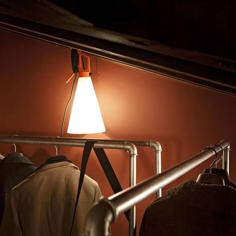 Lampe à poser ou à suspendre H53cm MAY DAY Orange