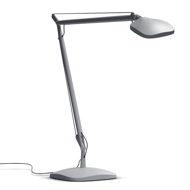 Lampe de Bureau LED H60cm VOLEE gris clair mat