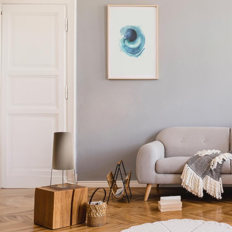 Lampe à poser Métal & Chintz avec Variateur Switch To Dim H46cm MINISOPHIE taupe