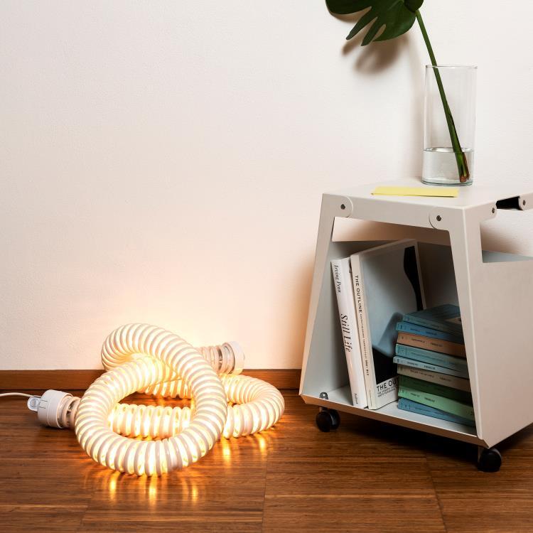 Lampe à poser LED modulable et raccordable L200cm BOALUM Blanc