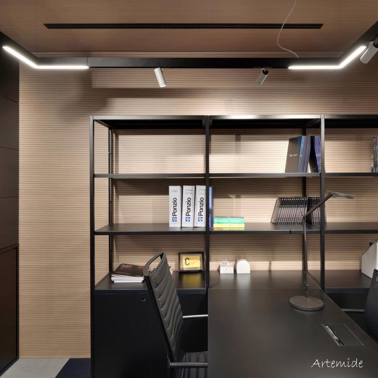 Lampe de bureau articulée LED avec détécteur H57cm DEMETRA Anthracite