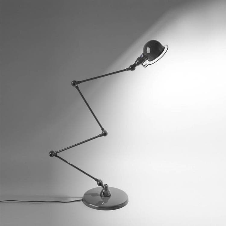 Lampe de lecture Métal H120cm SIGNAL gris granit brillant