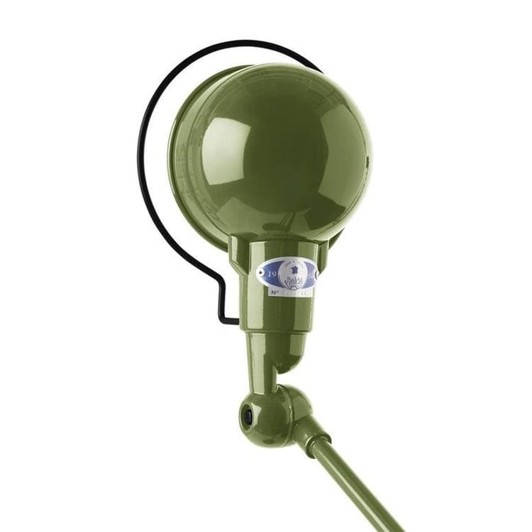Lampe de lecture Métal H120cm SIGNAL vert olive brillant