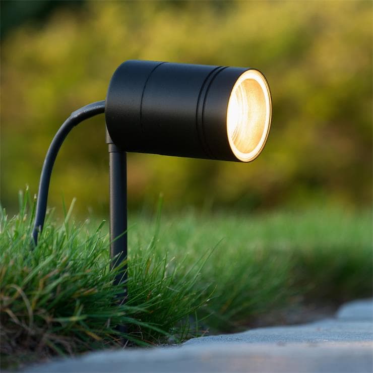Spot d'extérieur à planter Métal H36,5cm ARNE LED Noir